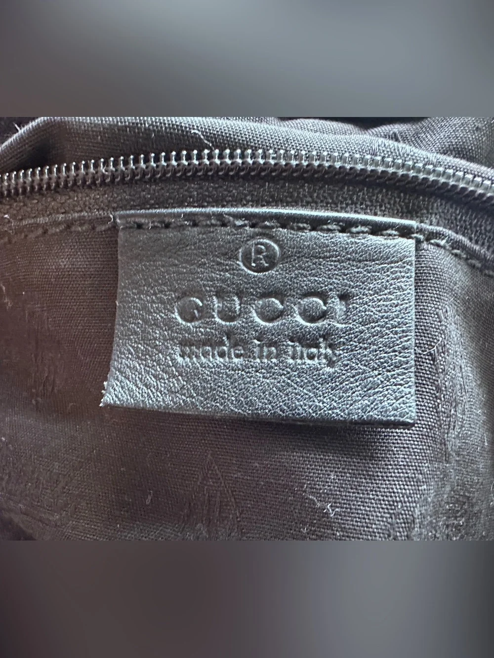 Gucci Black Embossed Leather Small Sukey Boston Shoulder Bag w/ Crossbody Strap